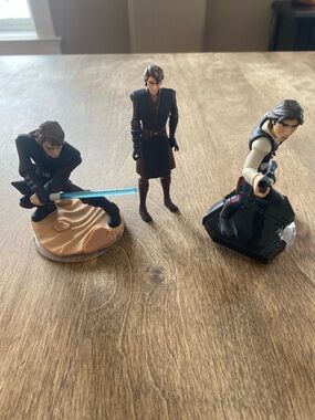 Star Wars Figures,  Anakin Skywalker and Han Solo Disney Infinity 3.0 Figure Set